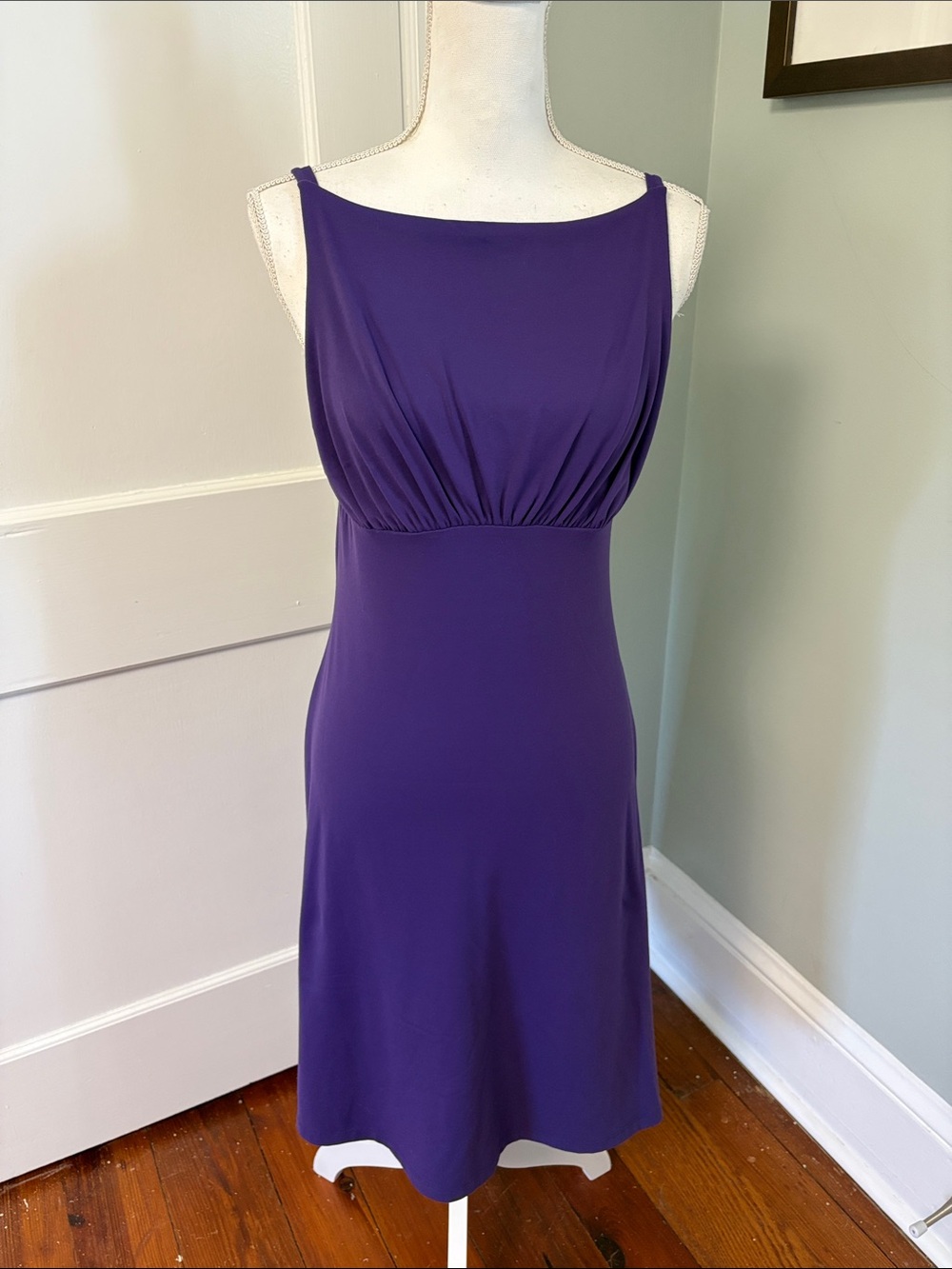 Susana Monaco Sleeveless Jersey Purple Midi Dress Size Large